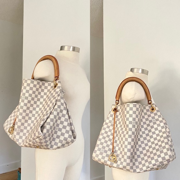 Louis Vuitton Damier Azur Artsy MM Hobo Bag - Picture 9 of 15